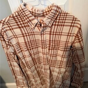 Timberland Flannel Plaid Button-Up Men’s Shirt
